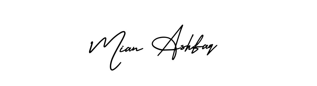 How to make Mian Ashfaq signature? AmerikaSignatureDemo-Regular is a professional autograph style. Create handwritten signature for Mian Ashfaq name. Mian Ashfaq signature style 3 images and pictures png