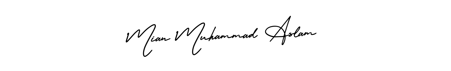 Once you've used our free online signature maker to create your best signature AmerikaSignatureDemo-Regular style, it's time to enjoy all of the benefits that Mian Muhammad Aslam name signing documents. Mian Muhammad Aslam signature style 3 images and pictures png