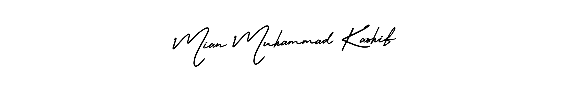 Use a signature maker to create a handwritten signature online. With this signature software, you can design (AmerikaSignatureDemo-Regular) your own signature for name Mian Muhammad Kashif. Mian Muhammad Kashif signature style 3 images and pictures png