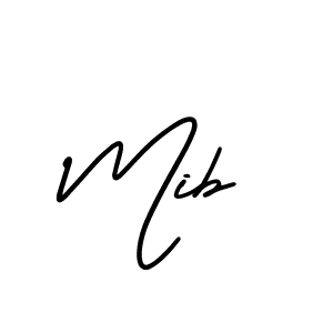 Also we have Mib name is the best signature style. Create professional handwritten signature collection using AmerikaSignatureDemo-Regular autograph style. Mib signature style 3 images and pictures png