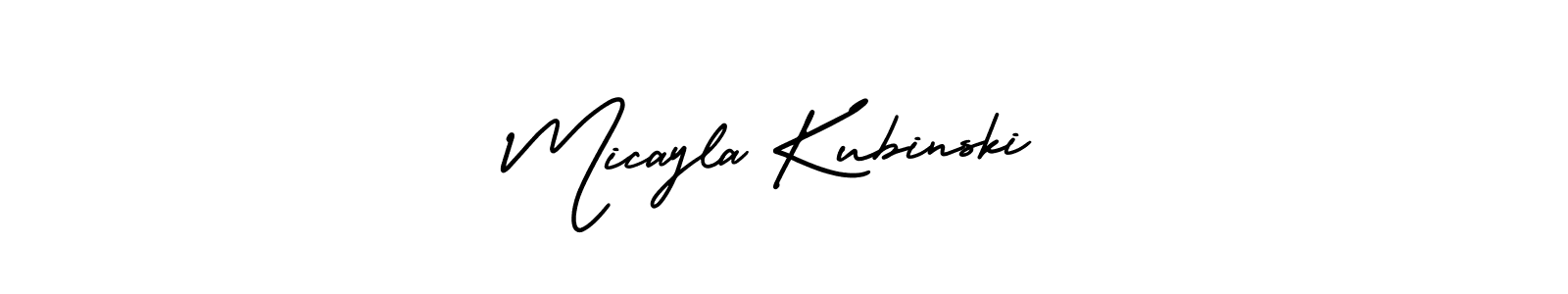 How to Draw Micayla Kubinski signature style? AmerikaSignatureDemo-Regular is a latest design signature styles for name Micayla Kubinski. Micayla Kubinski signature style 3 images and pictures png