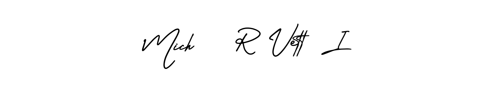 Also we have Mich    R Vett  I name is the best signature style. Create professional handwritten signature collection using AmerikaSignatureDemo-Regular autograph style. Mich    R Vett  I signature style 3 images and pictures png