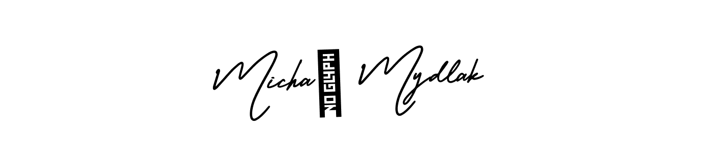 Make a beautiful signature design for name Michał Mydlak. Use this online signature maker to create a handwritten signature for free. Michał Mydlak signature style 3 images and pictures png