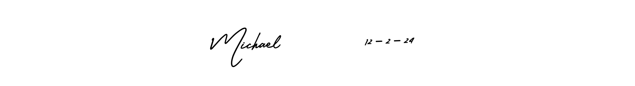 Create a beautiful signature design for name Michael        12-2-24. With this signature (AmerikaSignatureDemo-Regular) fonts, you can make a handwritten signature for free. Michael        12-2-24 signature style 3 images and pictures png