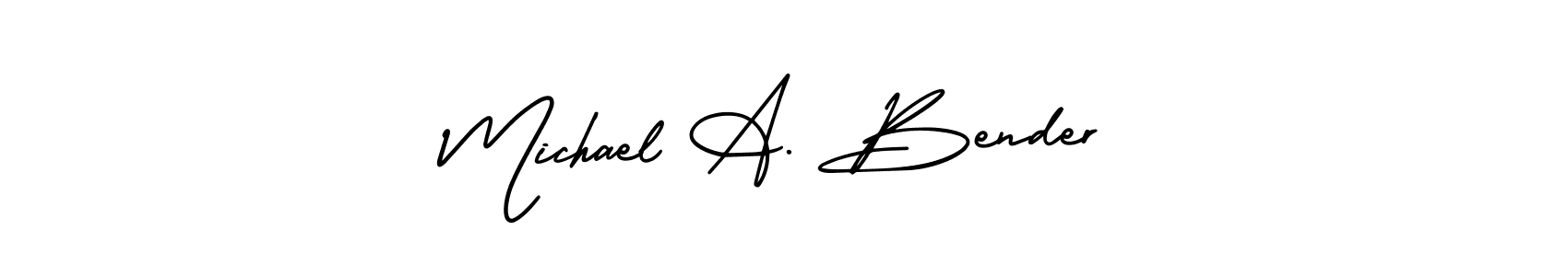 Check out images of Autograph of Michael A. Bender name. Actor Michael A. Bender Signature Style. AmerikaSignatureDemo-Regular is a professional sign style online. Michael A. Bender signature style 3 images and pictures png