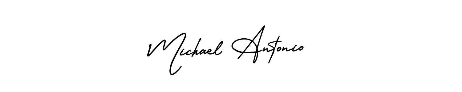 Also we have Michael Antonio name is the best signature style. Create professional handwritten signature collection using AmerikaSignatureDemo-Regular autograph style. Michael Antonio signature style 3 images and pictures png