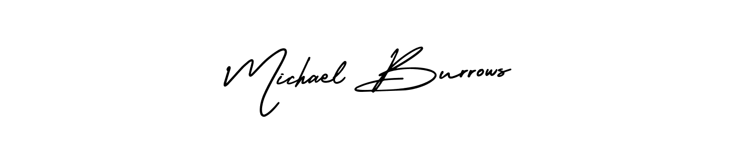 Create a beautiful signature design for name Michael Burrows. With this signature (AmerikaSignatureDemo-Regular) fonts, you can make a handwritten signature for free. Michael Burrows signature style 3 images and pictures png