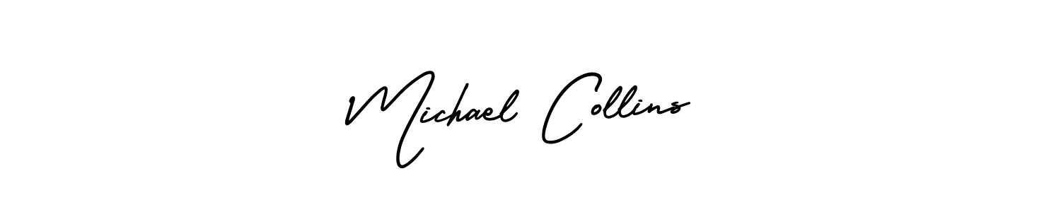 Similarly AmerikaSignatureDemo-Regular is the best handwritten signature design. Signature creator online .You can use it as an online autograph creator for name Michael Collins. Michael Collins signature style 3 images and pictures png
