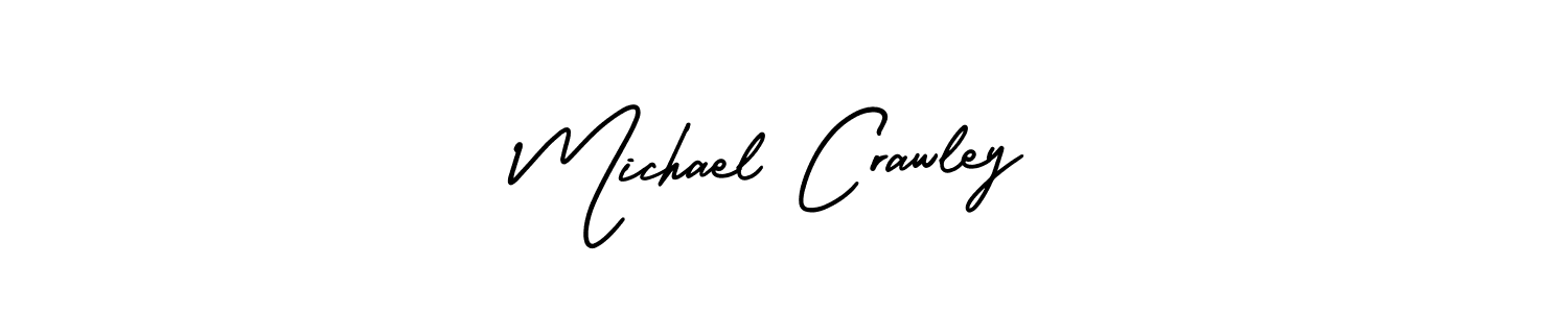How to make Michael Crawley signature? AmerikaSignatureDemo-Regular is a professional autograph style. Create handwritten signature for Michael Crawley name. Michael Crawley signature style 3 images and pictures png