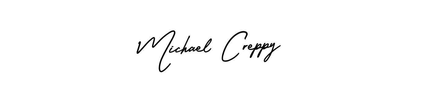 Design your own signature with our free online signature maker. With this signature software, you can create a handwritten (AmerikaSignatureDemo-Regular) signature for name Michael Creppy. Michael Creppy signature style 3 images and pictures png