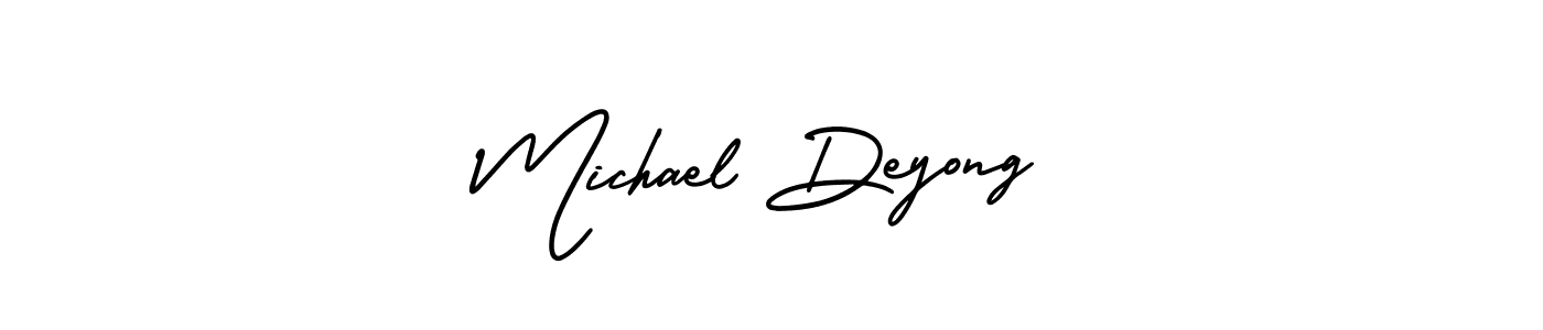 Also we have Michael Deyong name is the best signature style. Create professional handwritten signature collection using AmerikaSignatureDemo-Regular autograph style. Michael Deyong signature style 3 images and pictures png