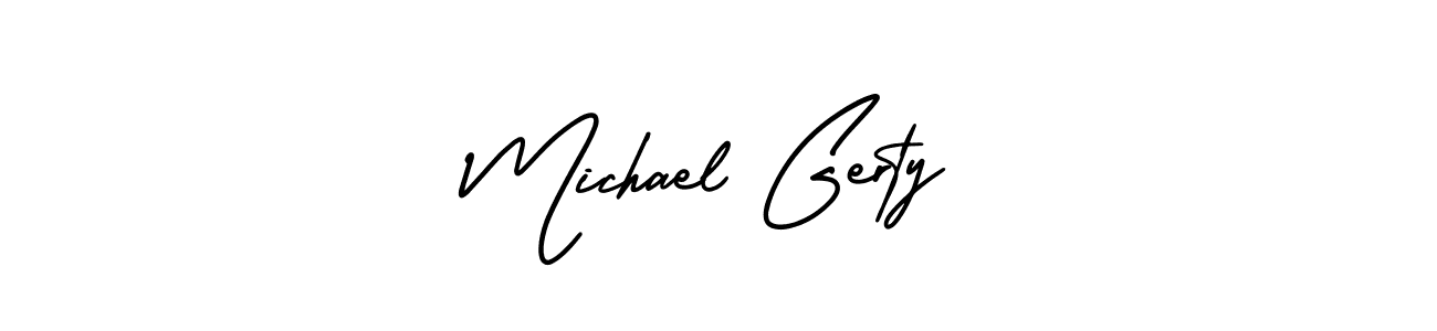 Also You can easily find your signature by using the search form. We will create Michael Gerty name handwritten signature images for you free of cost using AmerikaSignatureDemo-Regular sign style. Michael Gerty signature style 3 images and pictures png