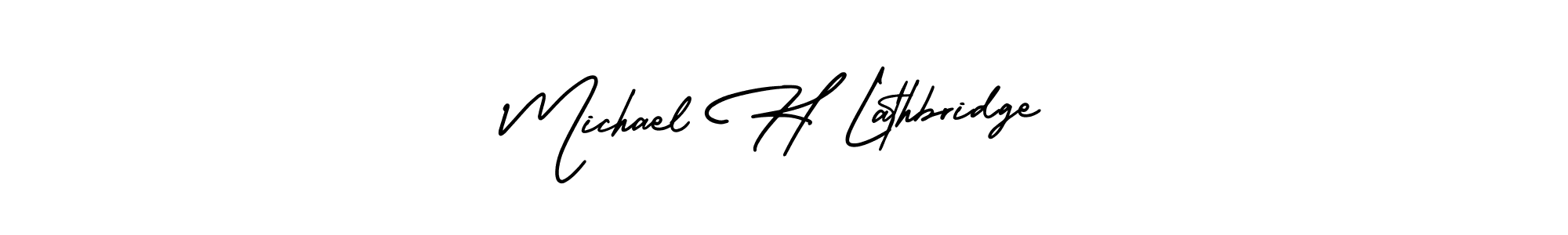 See photos of Michael H Lathbridge official signature by Spectra . Check more albums & portfolios. Read reviews & check more about AmerikaSignatureDemo-Regular font. Michael H Lathbridge signature style 3 images and pictures png