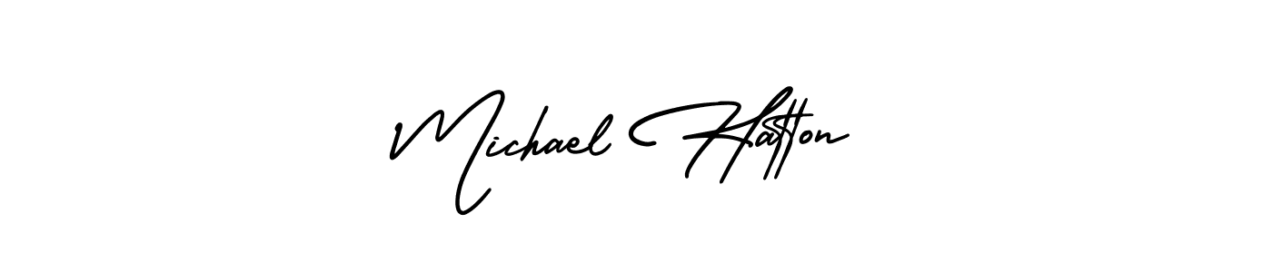 How to Draw Michael Hatton signature style? AmerikaSignatureDemo-Regular is a latest design signature styles for name Michael Hatton. Michael Hatton signature style 3 images and pictures png