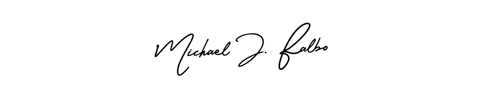Also we have Michael J. Falbo name is the best signature style. Create professional handwritten signature collection using AmerikaSignatureDemo-Regular autograph style. Michael J. Falbo signature style 3 images and pictures png