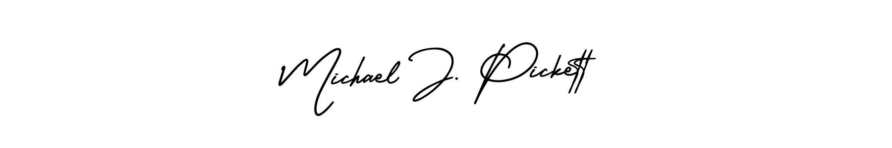 Best and Professional Signature Style for Michael J. Pickett. AmerikaSignatureDemo-Regular Best Signature Style Collection. Michael J. Pickett signature style 3 images and pictures png