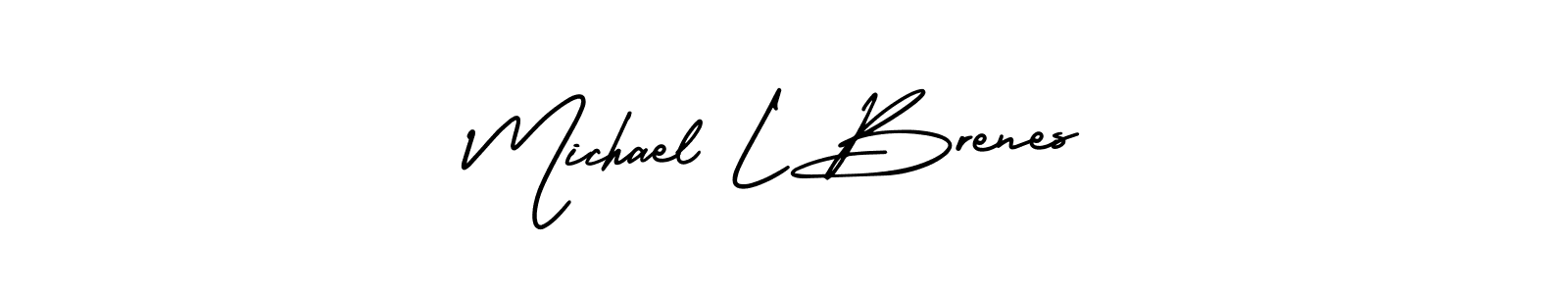 See photos of Michael L Brenes official signature by Spectra . Check more albums & portfolios. Read reviews & check more about AmerikaSignatureDemo-Regular font. Michael L Brenes signature style 3 images and pictures png