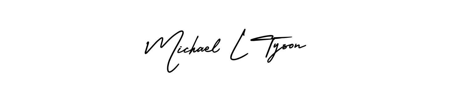 Also You can easily find your signature by using the search form. We will create Michael L Tyson name handwritten signature images for you free of cost using AmerikaSignatureDemo-Regular sign style. Michael L Tyson signature style 3 images and pictures png