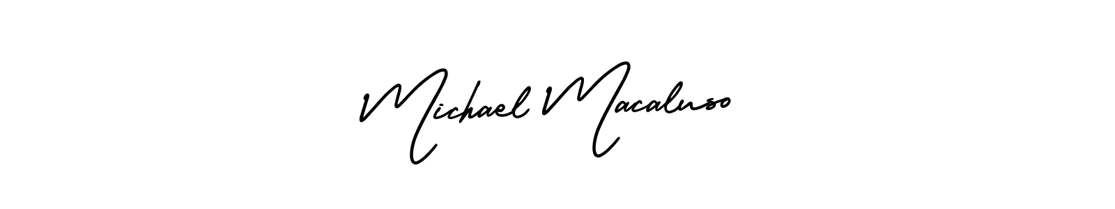 How to make Michael Macaluso signature? AmerikaSignatureDemo-Regular is a professional autograph style. Create handwritten signature for Michael Macaluso name. Michael Macaluso signature style 3 images and pictures png