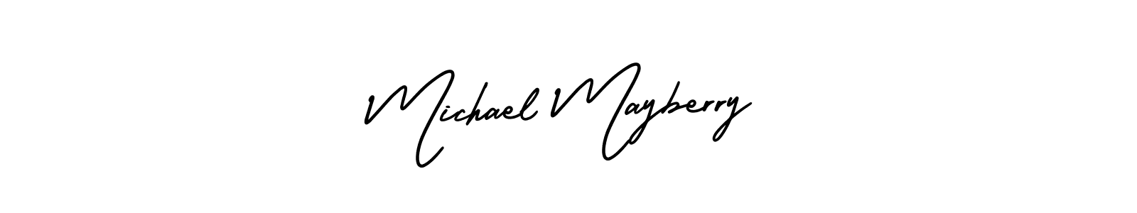 It looks lik you need a new signature style for name Michael Mayberry. Design unique handwritten (AmerikaSignatureDemo-Regular) signature with our free signature maker in just a few clicks. Michael Mayberry signature style 3 images and pictures png