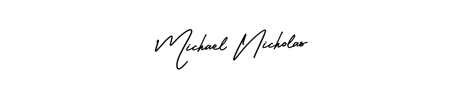 Make a beautiful signature design for name Michael Nicholas. Use this online signature maker to create a handwritten signature for free. Michael Nicholas signature style 3 images and pictures png