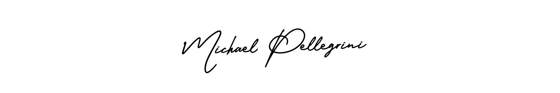 How to make Michael Pellegrini name signature. Use AmerikaSignatureDemo-Regular style for creating short signs online. This is the latest handwritten sign. Michael Pellegrini signature style 3 images and pictures png