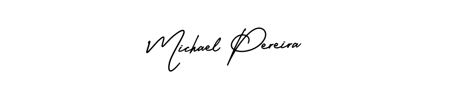 Make a short Michael Pereira signature style. Manage your documents anywhere anytime using AmerikaSignatureDemo-Regular. Create and add eSignatures, submit forms, share and send files easily. Michael Pereira signature style 3 images and pictures png