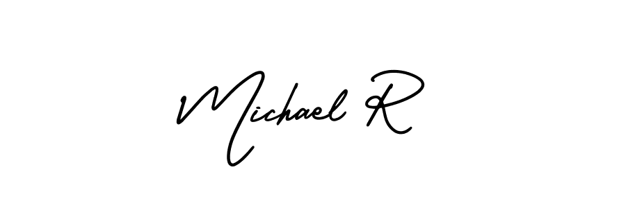 How to Draw Michael R signature style? AmerikaSignatureDemo-Regular is a latest design signature styles for name Michael R. Michael R signature style 3 images and pictures png