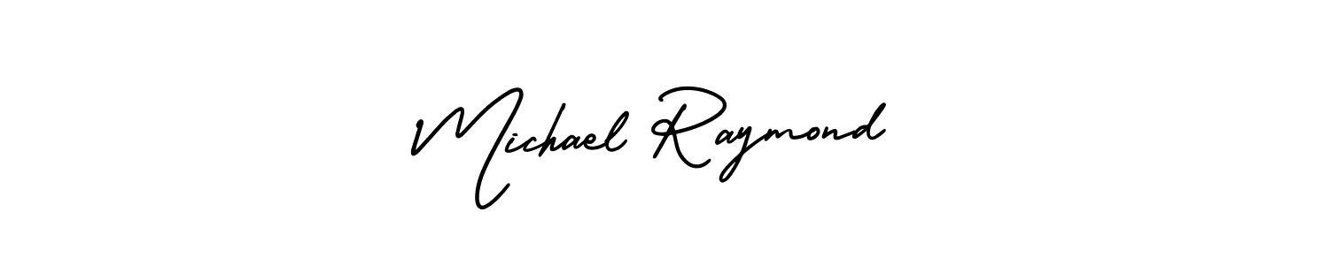 Michael Raymond stylish signature style. Best Handwritten Sign (AmerikaSignatureDemo-Regular) for my name. Handwritten Signature Collection Ideas for my name Michael Raymond. Michael Raymond signature style 3 images and pictures png