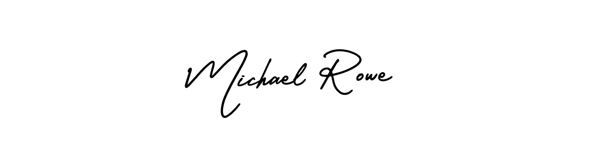 Make a beautiful signature design for name Michael Rowe. With this signature (AmerikaSignatureDemo-Regular) style, you can create a handwritten signature for free. Michael Rowe signature style 3 images and pictures png