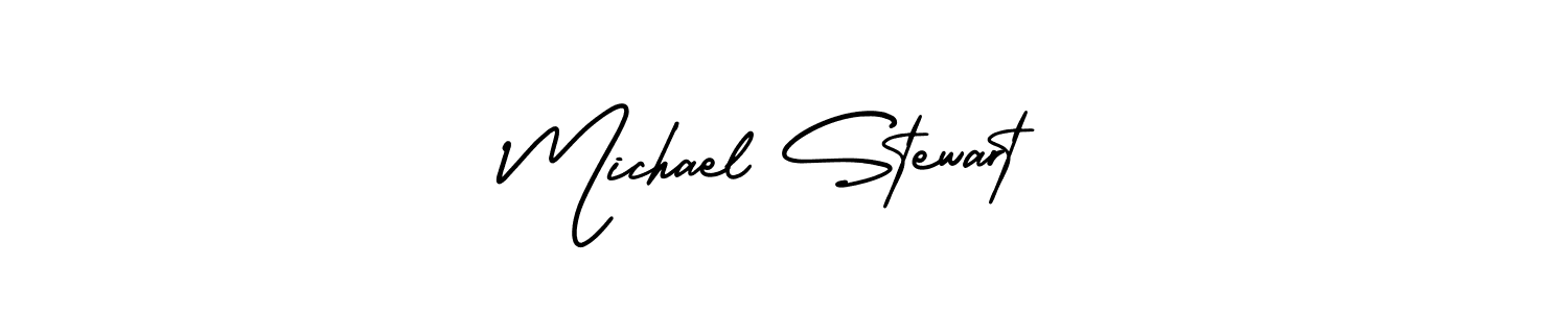 Use a signature maker to create a handwritten signature online. With this signature software, you can design (AmerikaSignatureDemo-Regular) your own signature for name Michael Stewart. Michael Stewart signature style 3 images and pictures png