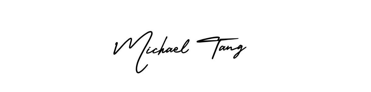 Create a beautiful signature design for name Michael Tang. With this signature (AmerikaSignatureDemo-Regular) fonts, you can make a handwritten signature for free. Michael Tang signature style 3 images and pictures png