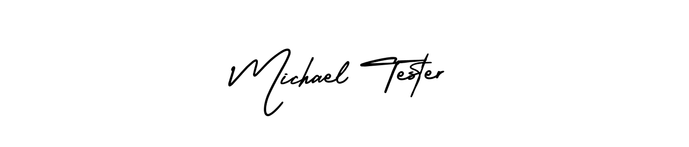 How to Draw Michael Tester signature style? AmerikaSignatureDemo-Regular is a latest design signature styles for name Michael Tester. Michael Tester signature style 3 images and pictures png