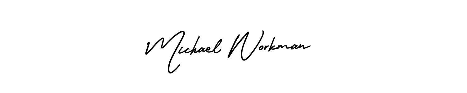 Check out images of Autograph of Michael Workman name. Actor Michael Workman Signature Style. AmerikaSignatureDemo-Regular is a professional sign style online. Michael Workman signature style 3 images and pictures png