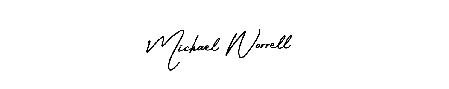 How to Draw Michael Worrell signature style? AmerikaSignatureDemo-Regular is a latest design signature styles for name Michael Worrell. Michael Worrell signature style 3 images and pictures png