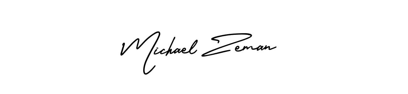 Design your own signature with our free online signature maker. With this signature software, you can create a handwritten (AmerikaSignatureDemo-Regular) signature for name Michael Zeman. Michael Zeman signature style 3 images and pictures png