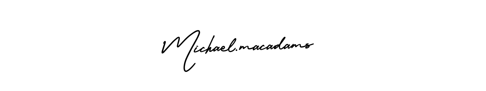 How to make Michael.macadams signature? AmerikaSignatureDemo-Regular is a professional autograph style. Create handwritten signature for Michael.macadams name. Michael.macadams signature style 3 images and pictures png