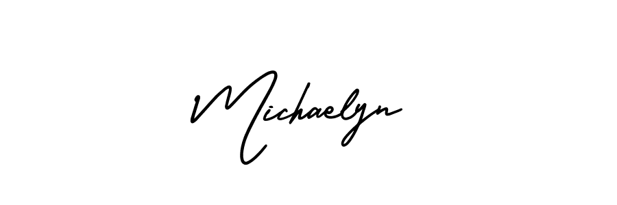 How to Draw Michaelyn signature style? AmerikaSignatureDemo-Regular is a latest design signature styles for name Michaelyn. Michaelyn signature style 3 images and pictures png