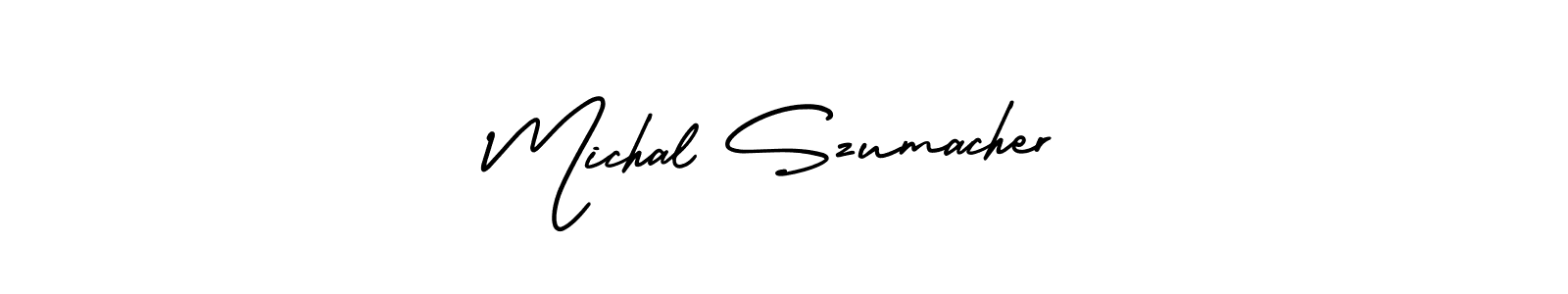 Also we have Michal Szumacher name is the best signature style. Create professional handwritten signature collection using AmerikaSignatureDemo-Regular autograph style. Michal Szumacher signature style 3 images and pictures png