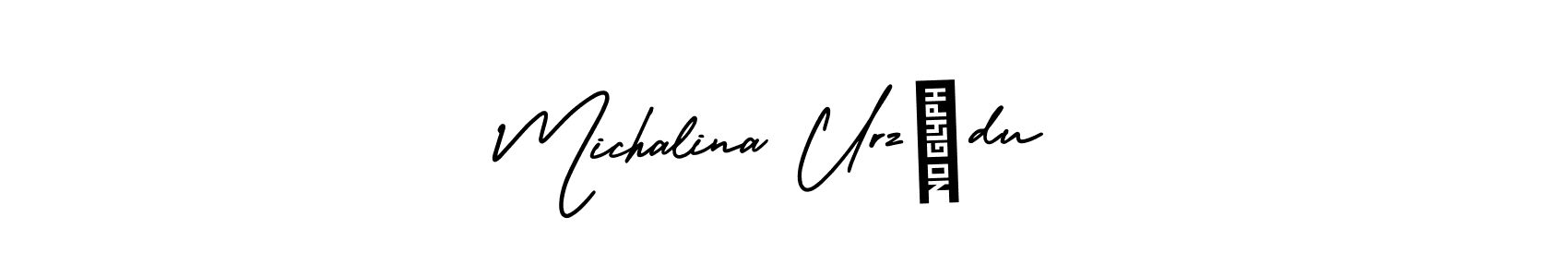 Here are the top 10 professional signature styles for the name Michalina Urzędu. These are the best autograph styles you can use for your name. Michalina Urzędu signature style 3 images and pictures png