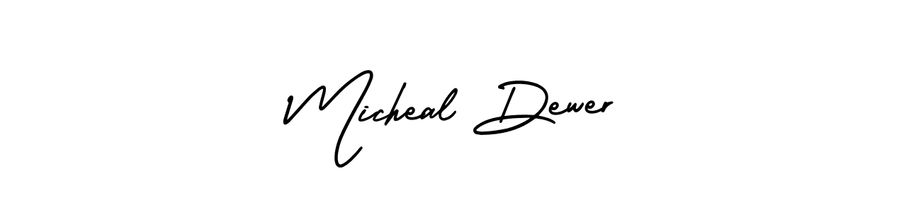 Also You can easily find your signature by using the search form. We will create Micheal Dewer name handwritten signature images for you free of cost using AmerikaSignatureDemo-Regular sign style. Micheal Dewer signature style 3 images and pictures png