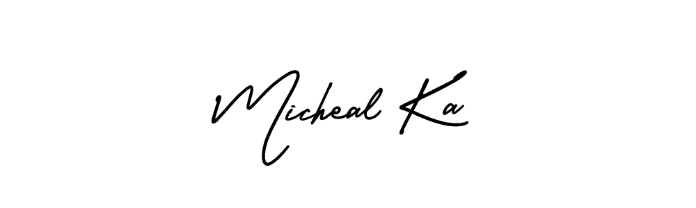You can use this online signature creator to create a handwritten signature for the name Micheal Ka. This is the best online autograph maker. Micheal Ka signature style 3 images and pictures png