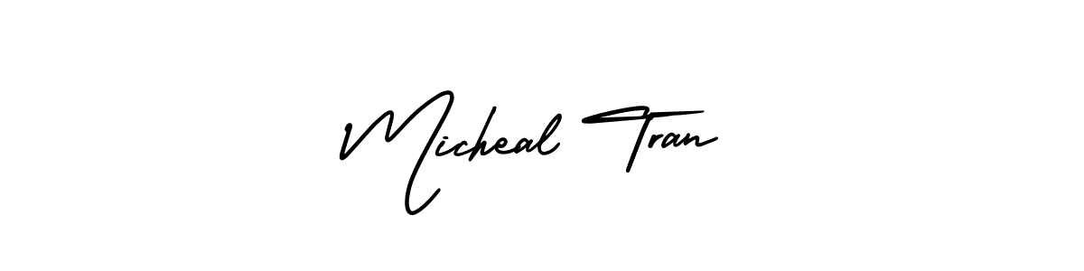 Once you've used our free online signature maker to create your best signature AmerikaSignatureDemo-Regular style, it's time to enjoy all of the benefits that Micheal Tran name signing documents. Micheal Tran signature style 3 images and pictures png