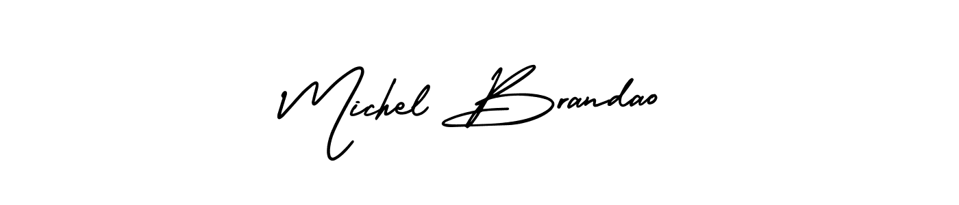 How to make Michel Brandao signature? AmerikaSignatureDemo-Regular is a professional autograph style. Create handwritten signature for Michel Brandao name. Michel Brandao signature style 3 images and pictures png