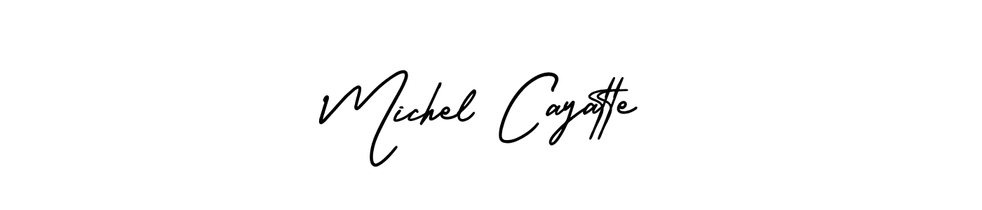 Check out images of Autograph of Michel Cayatte name. Actor Michel Cayatte Signature Style. AmerikaSignatureDemo-Regular is a professional sign style online. Michel Cayatte signature style 3 images and pictures png