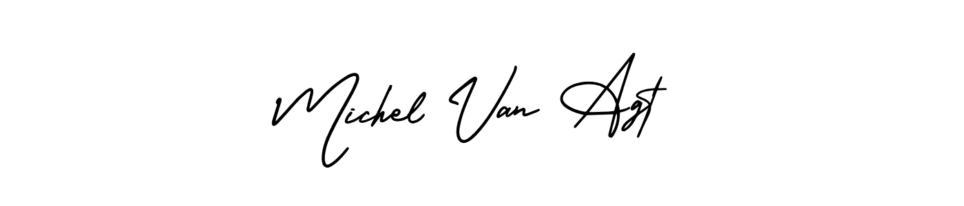 This is the best signature style for the Michel Van Agt name. Also you like these signature font (AmerikaSignatureDemo-Regular). Mix name signature. Michel Van Agt signature style 3 images and pictures png