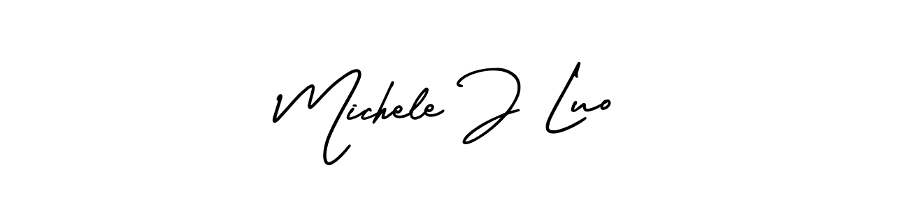 You can use this online signature creator to create a handwritten signature for the name Michele J Luo. This is the best online autograph maker. Michele J Luo signature style 3 images and pictures png