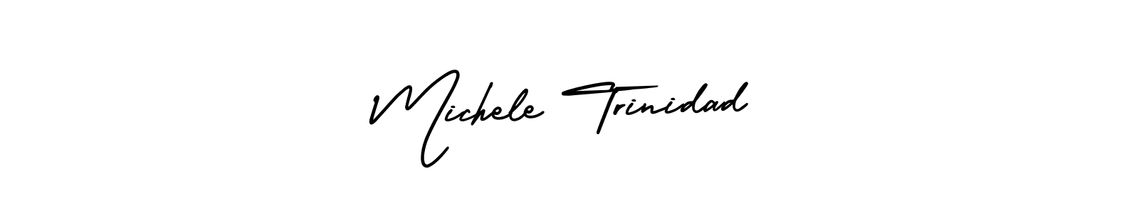 Check out images of Autograph of Michele Trinidad name. Actor Michele Trinidad Signature Style. AmerikaSignatureDemo-Regular is a professional sign style online. Michele Trinidad signature style 3 images and pictures png