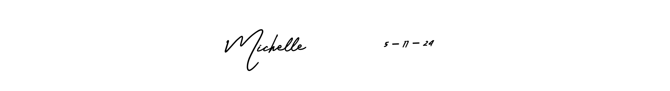 Also You can easily find your signature by using the search form. We will create Michelle       5-17-24 name handwritten signature images for you free of cost using AmerikaSignatureDemo-Regular sign style. Michelle       5-17-24 signature style 3 images and pictures png