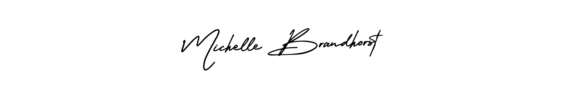 Michelle Brandhorst stylish signature style. Best Handwritten Sign (AmerikaSignatureDemo-Regular) for my name. Handwritten Signature Collection Ideas for my name Michelle Brandhorst. Michelle Brandhorst signature style 3 images and pictures png